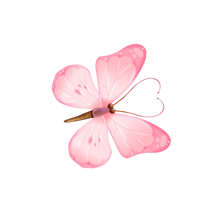 Una mariposa decorativa